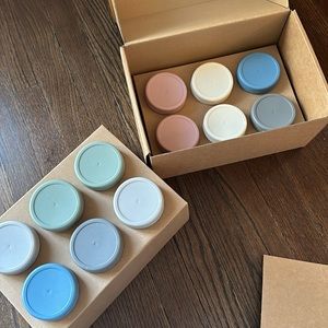 Wee Sprouts glass 4oz containers, perfect for baby food. In box new condition!